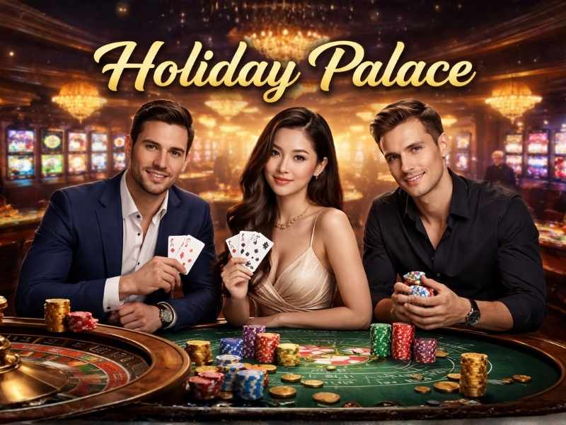 Holiday Palace คาสิโนออนไลน์ รวมเกมคาสิโนยอดนิยม เล่นได้ครบในเว็บเดียว