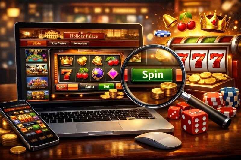 วิธีเล่น Holiday Palace สล็อตออนไลน์ ผ่านเว็บ เข้าใจขั้นตอนการใช้งานหน้าเว็บแบบง่าย