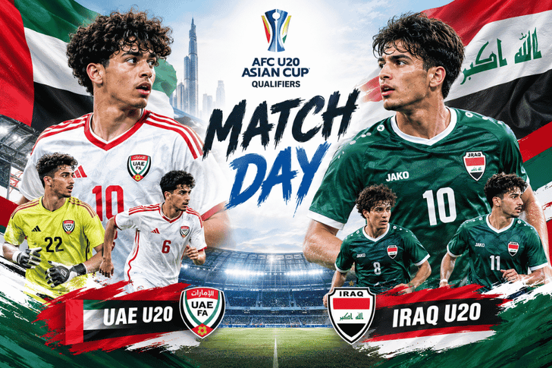 วิเคราะห์บอล UAE U20 พบ อิรัก U20 ฟุตบอล U20 ชิงแชมป์เอเชีย รอบคัดเลือก 3 กันยายน 2026