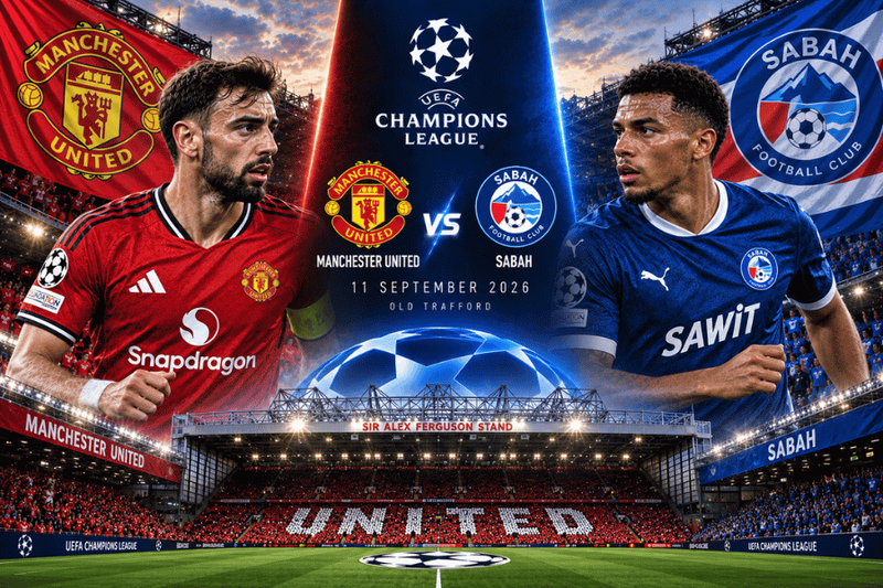 วิเคราะห์บอล แมนเชสเตอร์ ยูไนเต็ด พบ Sabah ยูฟ่า แชมเปี้ยนส์ ลีก 11 กันยายน 2026