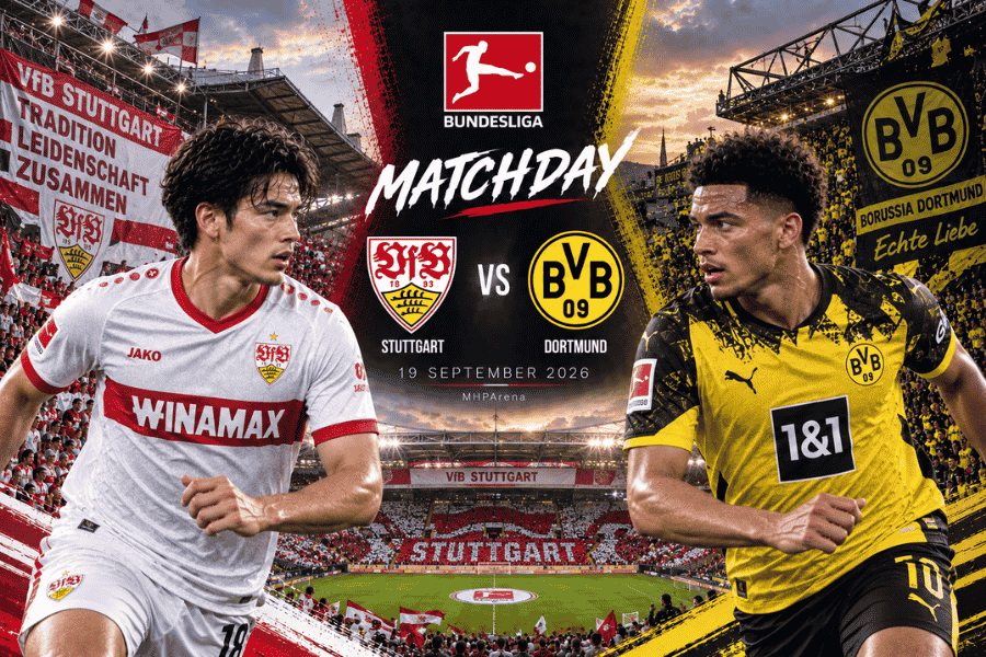 วิเคราะห์บอล สตุ๊ตการ์ท พบ โบรุสเซีย ดอร์ทมุนด์ บุนเดสลีกา 19 กันยายน 2026